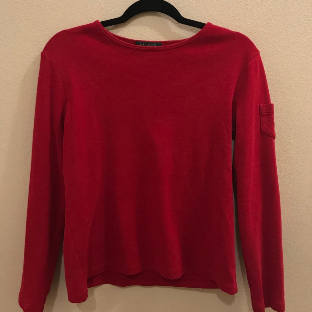 Ralph Lauren red sweater